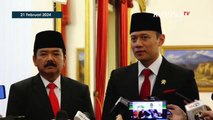 [FULL] Kata AHY dan Hadi Tjahjanto Usai Dilantik Jokowi Jadi Menteri ATR/BPN dan Menko Polhukam