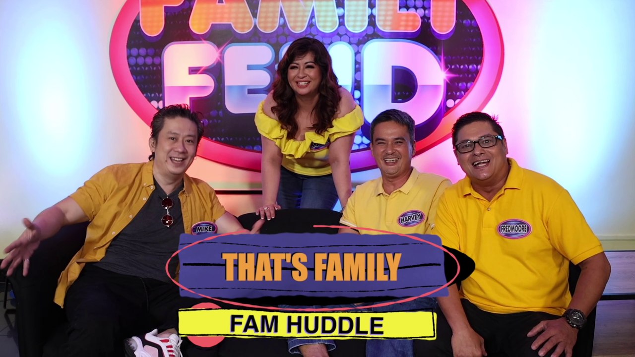 Family Feud: Fam Huddle with team That's Family | Online Exclusive