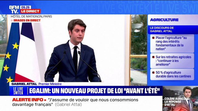 Gabriel Attal veut exonérer de cotisations patronales la quasi-totalité des emplois saisonniers agricoles