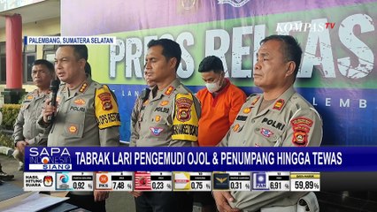 Detik-Detik Mobil Tabrak Lari Ojol dan Penumpang, Korban Tewas di Tempat