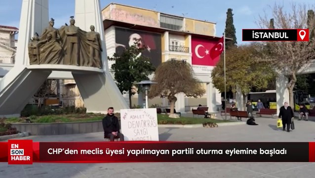 CHP'den meclis üyesi yapılmayan partili oturma eylemine başladı