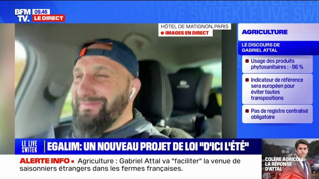 Annonces de Gabriel Attal: Ils nous prouvent depuis quelques semaines qu'ils veulent aider les agriculteurs français affirme Jérôme Bayle
