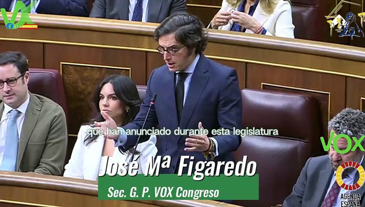 José María Figaredo, Sec. G.P. VOX Congreso. Pleno de 21.02.2024