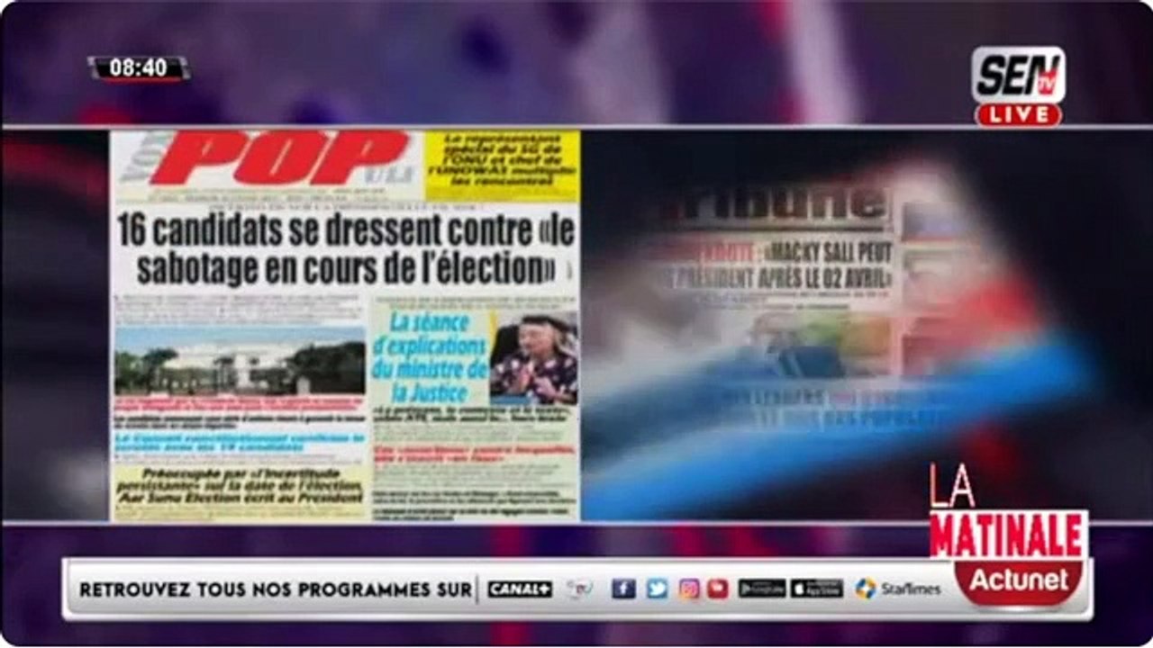 Revue de presse (Wolof) ZIK FM du mercredi 21 février 2024 | Par Mantoulaye Thioub Ndoye