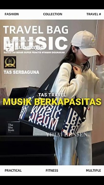 TAS TRAVEL MUSIK BERKAPASITAS BESAR INI AKAN MEMBUAT PERJALANANMU LEBIH MODIS DAN NYAMAN! 