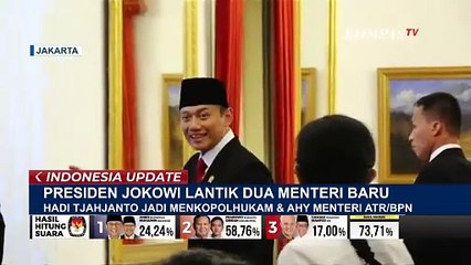 Dilantik Jadi Menteri ATR/BPN, AHY: Saya Terharu Kembali ke Istana