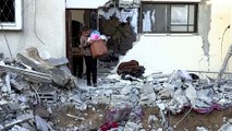 بعد القصف الإسرائيلي على رفح تحولت المباني إلى أنقاض