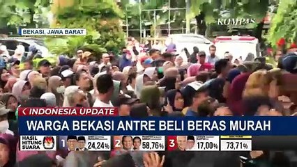 Operasi Pasar Beras Murah di Bekasi Diwarnai Kericuhan