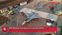 Milli Muharip Uçağı Kaan'ın ilk uçuş görüntüleri
