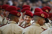 La dama cadete Leonor participa en el 142 aniversario de la Academia General Militar de Zaragoza