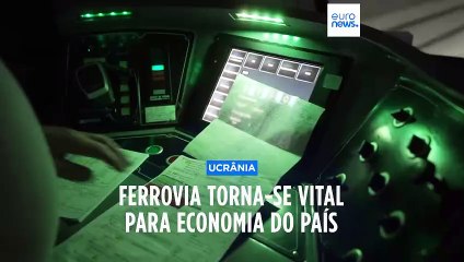 Ferrovia tornou-se vital para a economia da Ucrânia após a guerra