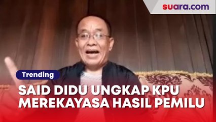 Beredar Surat Pemberhentian Rekapitulasi Suara, Said Didu Sebut KPU Berupaya Merekayasa Hasil Pemilu