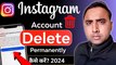 Delete instagram account || how to delete instagram account permanently step by step