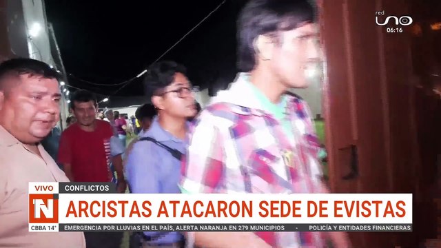 Arcistas y Evistas se enfrentan en Santa Cruz