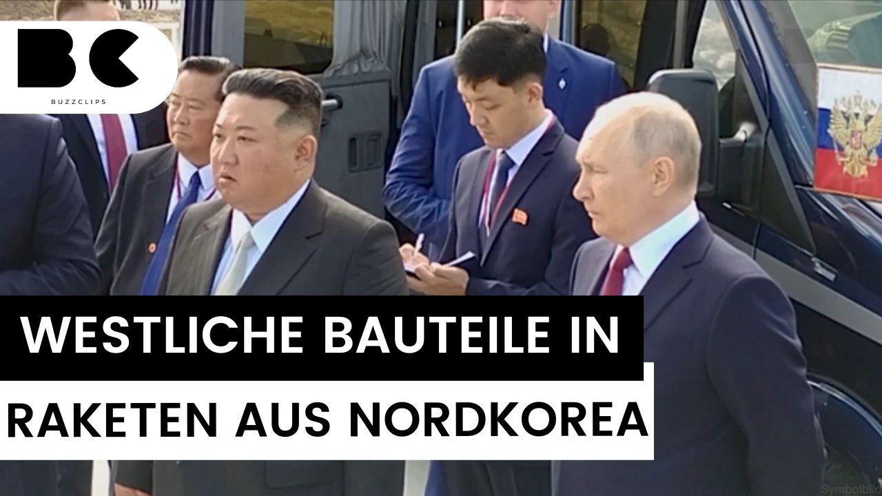 Russische Raketen aus Nordkorea enthalten westliche Bauteile!