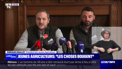 Annonces de Gabriel Attal: "Les choses bougent" affirme Arnaud Gaillot, président des Jeunes Agriculteurs