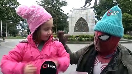 Yerli Örümcek Adam Samsun’da ilgiyle karşılandı