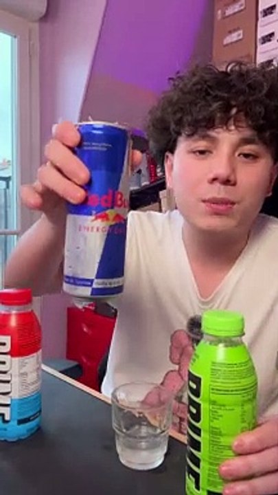 Je teste un mélange insolite : Redbull et Prime