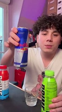 Je teste un mélange insolite : Redbull et Prime