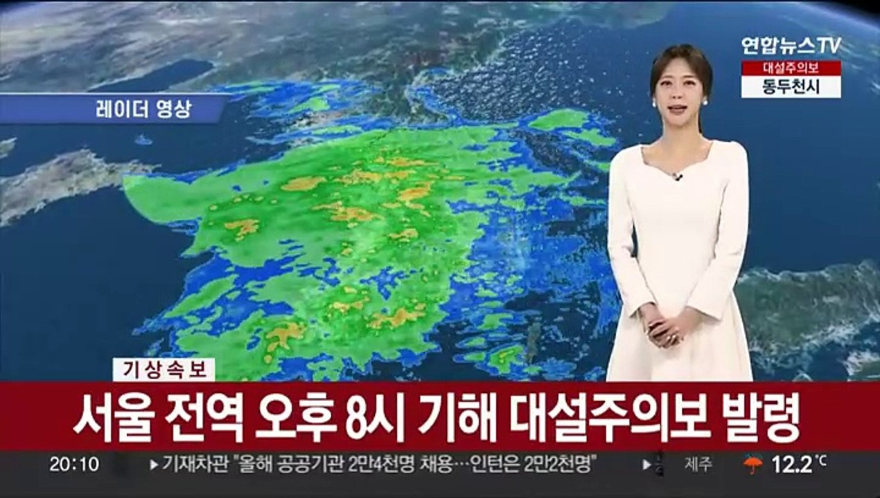 [날씨] 서울 전역 대설주의보…중부 밤사이 많은 눈