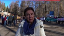 Pista di bob a Cortina, la protesta degli ambientalisti: il video