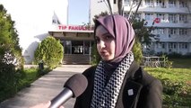 Tıp Fakültesi öğrencileri İsrail’in zulmüne sessiz kalmadı