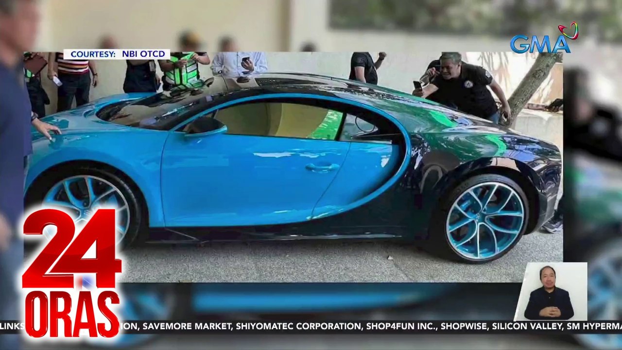 Isa pang mamahaling "Bugatti Chiron" na naipasok sa bansa nang 'di dumadaan sa BOC, hawak na ng mga awtoridad | 24 Oras