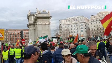 Manifestación de tractores en Madrid