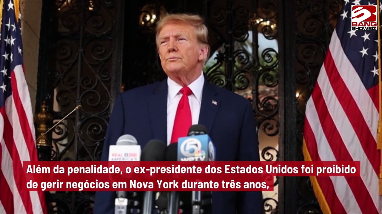 Donald Trump critica juiz após ser multado em mais de US$ 350 milhões