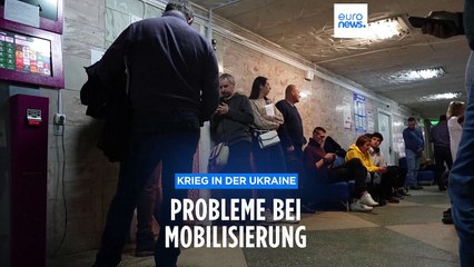 Angst vor dem Krieg: Ukraine hat Probleme bei der Mobilisierung