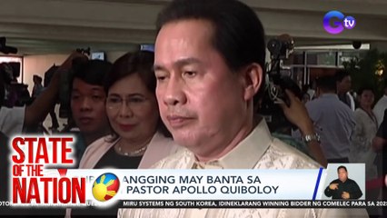 PNP, itinangging may banta sa buhay si Pastor Apollo Quiboloy | SONA
