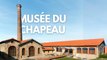 Vu aérienne de Chazelles-sur-Lyon : l'Atelier musée du Chapeau