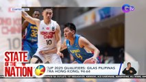 FIBA Asia Cup 2025 Qualifiers: Gilas Pilipinas wagi kontra Hong Kong; 94-64 | SONA