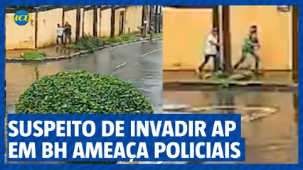 BH: suspeito de invadir e furtar apartamento oferece conserto de porta, ameaça PM e é preso