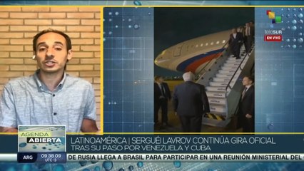 Canciller ruso participa en reunión ministerial del G-20