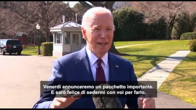 Gli Usa annunceranno sanzioni importanti contro la Russia venerdì