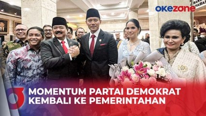 Dilantik Jadi Menteri ATR/BPN, AHY: Momentum Bagi Demokrat Kembali ke Pemerintahan