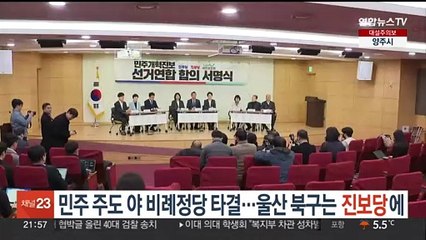 민주 주도 야권 비례정당 협상 타결…울산북구 진보당 내주기로