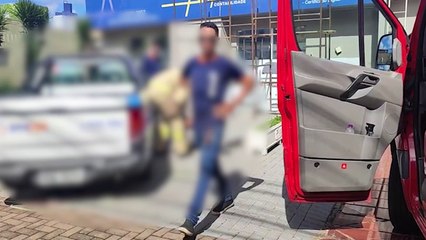 Martelo cai e atinge cabeça de trabalhador no Centro