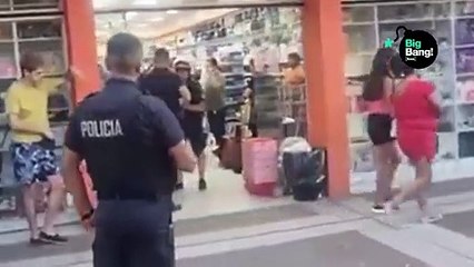 Momentos de tensión detienen a una nena de 12 años por robar una caja de colores