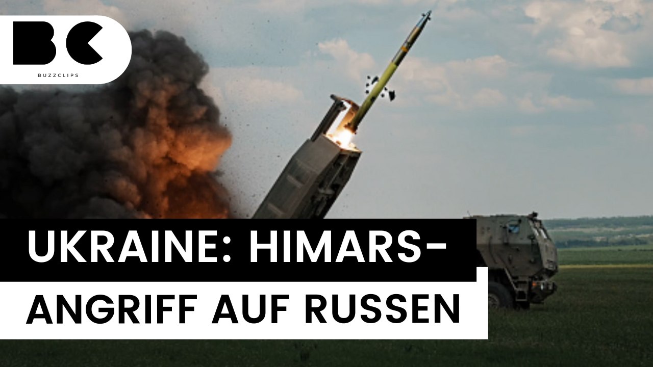 Ukraine schießt himars-raketen auf russischen Übungsplatz