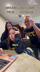 Emotional Michigan Acceptance Reaction | A Dream Come True!