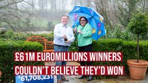 £61 Million EuroMillions winners tell story of how they discovered they'd hit the jackpot!