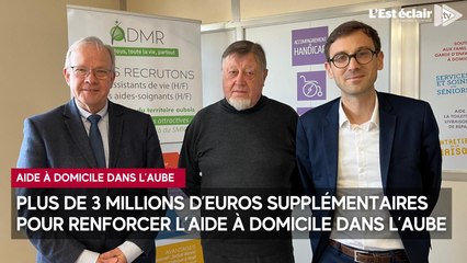 Plus de 3 millions d’euros supplémentaires pour renforcer l’aide à domicile dans l’Aube cette année
