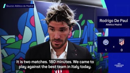 Atletico can turn Inter defeat around - De Paul