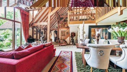 "Breathtaking" converted 1700s barn for sale includes its own secret garden
