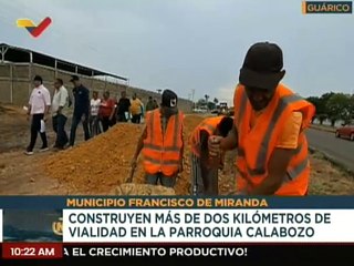 Guárico | Inician construcción de la Av. Tricentenario del mcpio. Francisco de Miranda