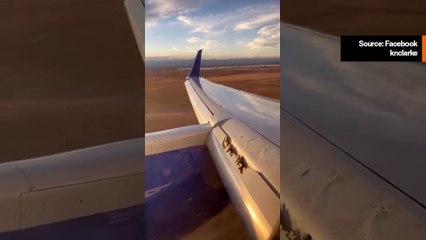 Vaikuttava video: matkustaja kuvasi, kuinka Boeingin siipi hajoaa hätälaskun aikana