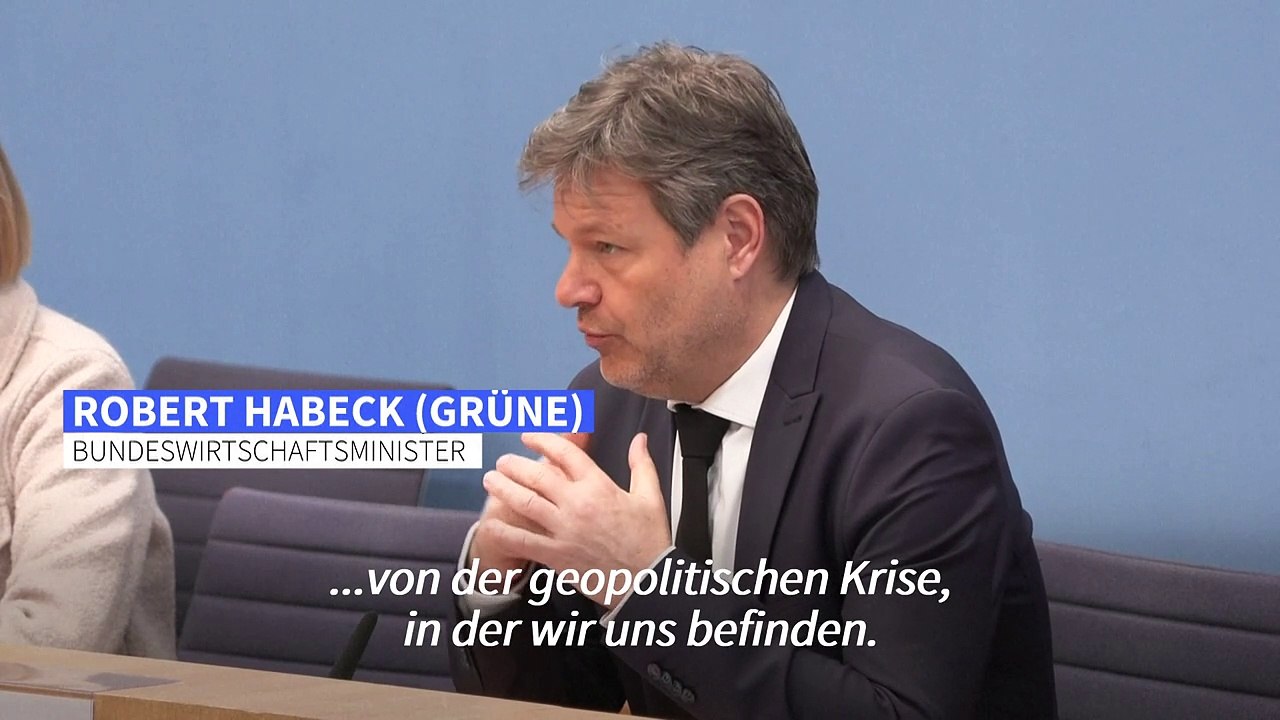 Habeck erwartet nur 0,2 Prozent Wachstum für 2024