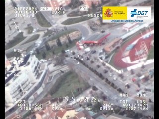 El vídeo de la ira del campo en Madrid, a vista de pájaro